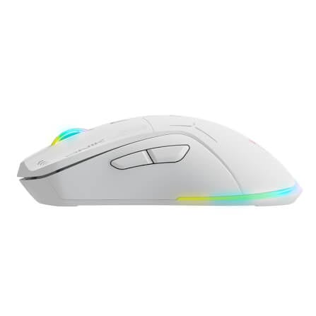 เมาส์เกมมิ่ง ONIKUMA OKAMI WIRELESS DUAL-MODE GAMING MOUSE เชื่อมต่อได้ 2 โหมด - สีขาว_2